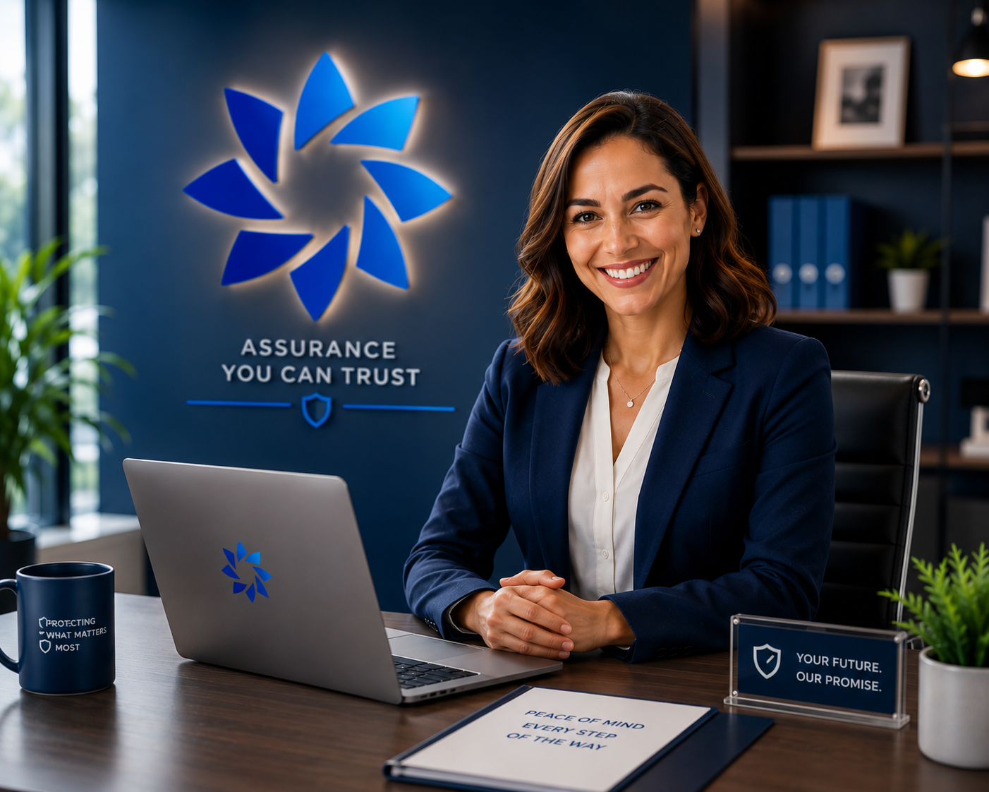 Bureau d'assurance professionnel et rassurant
